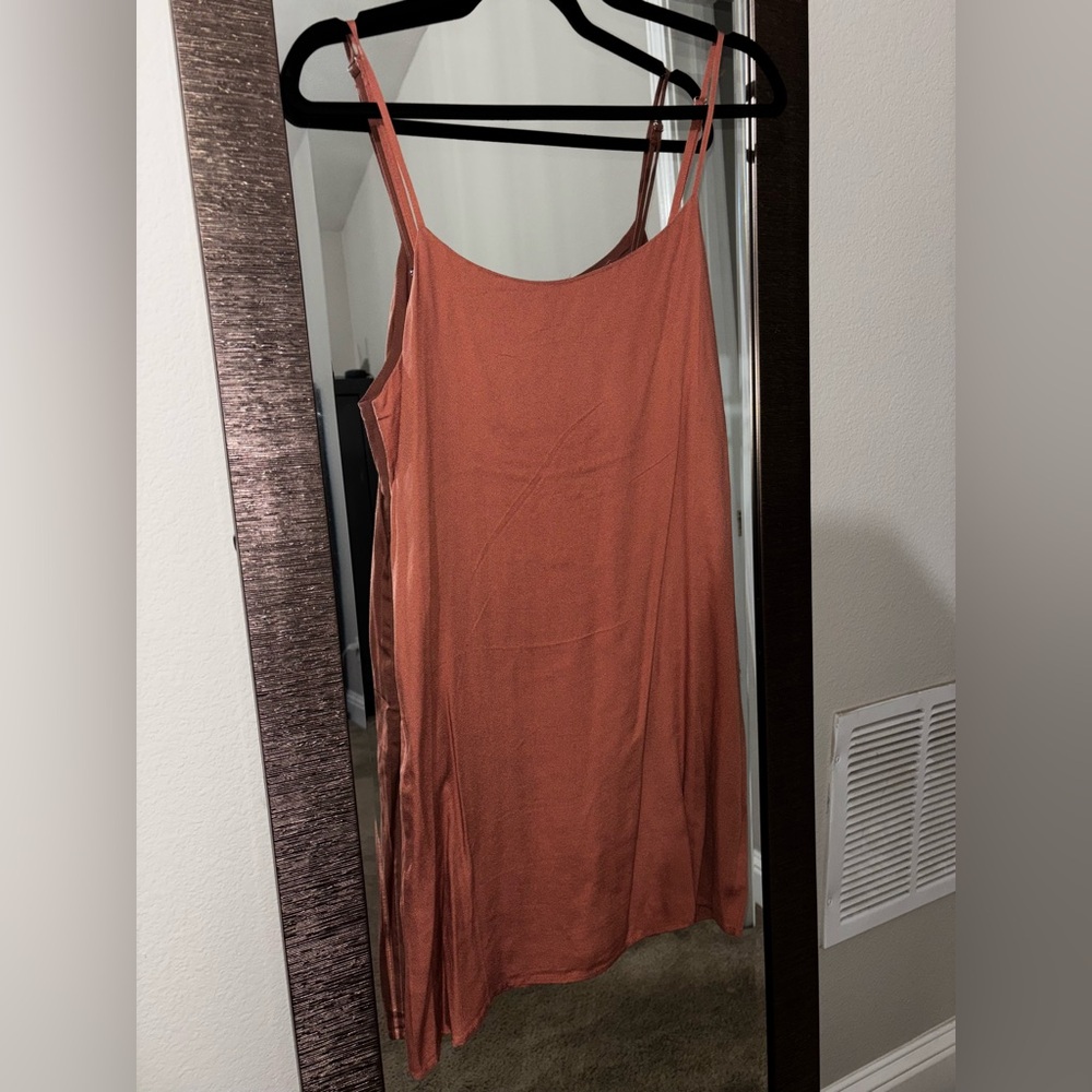 Style Rack Terracotta Sleeveless Dress